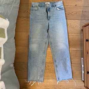 Abercrombie & Fitch 90s High Rise Straight Jeans
